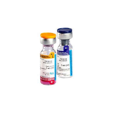 Вакцина Біокан DHPPI+LR 1доза/1мл (чума,ларинготр-,інф.гепатит,парвовір-,парагр-,лептосп-,сказ)