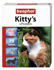 Вітаміни Біфар Кіттіс Протеїн д/котів 75таб.
